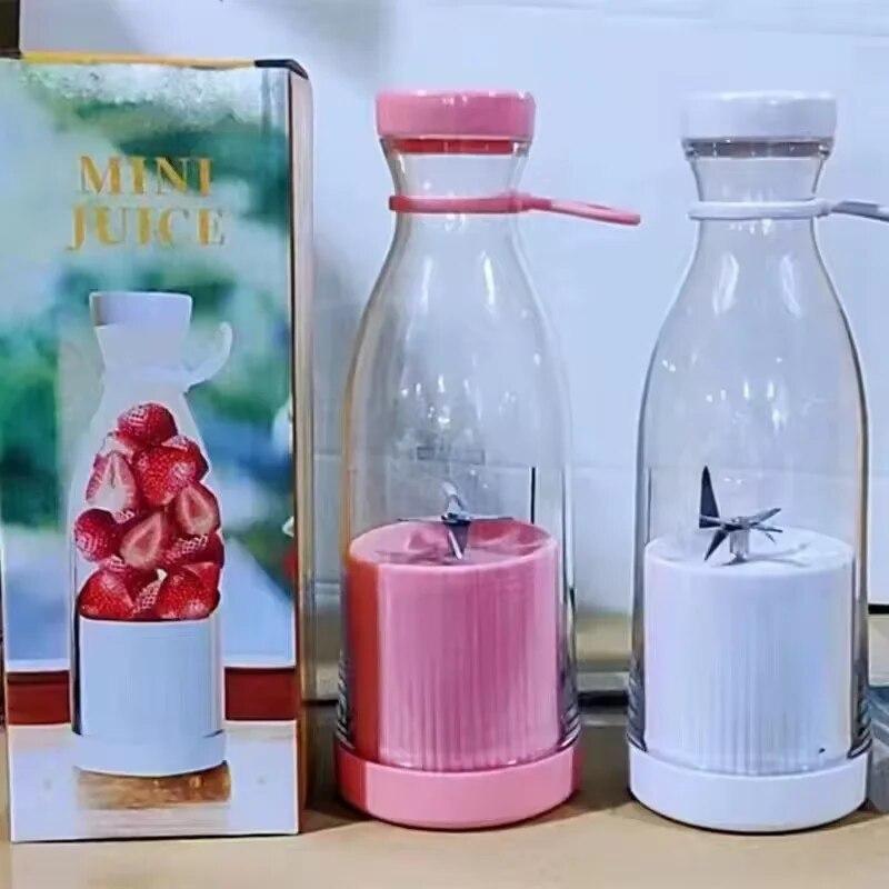 Перезаряжаемый блендер, чайник для свежего сока, белый/розовый, USB, портативная бутылка для сока, мини-быстрый электрический блендер, производитель смузи
Перезаряжаемый блендер, чайник для свежего сока, белый/розовый, USB, портативная бутылка для сока, мини-быстрый электрический блендер, производитель смузи