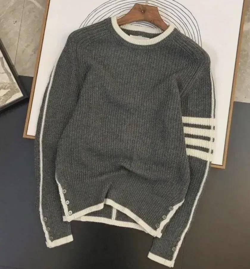 2024 Мужской полосатый вязаный пуловер: Плотный свитер с длинными рукавами и круглым вырезом для осенне-зимнего сезона. Triple Extra Large серый
2024 Мужской полосатый вязаный пуловер: Плотный свитер с длинными рукавами и круглым вырезом для осенне-зимнего сезона. Triple Extra Large серый
