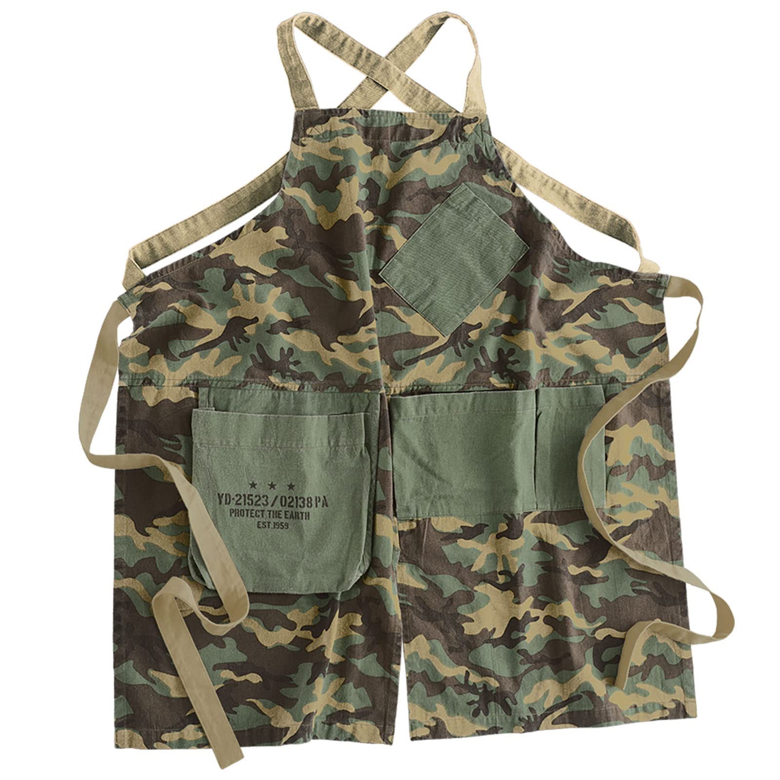 Techno Prime І Пакований Фартух з 5 Кишенями для Довжини Камуфляж 71771 Багатофункціональний Дорослий, 80см, зелений
Techno Prime І Пакований Фартух з 5 Кишенями для Довжини Камуфляж 71771 Багатофункціональний Дорослий, 80см, зелений