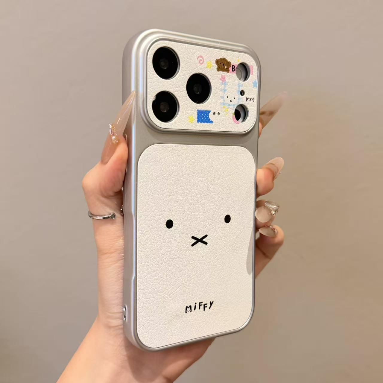 Ins-Style Cute Miffy Rabbit Face Case for iPhone 14, 15, 16 Pro, 17 Pro Max - Light Luxury 14 Plus
Ins-Style Cute Miffy Rabbit Face Case for iPhone 14, 15, 16 Pro, 17 Pro Max - Light Luxury 14 Plus