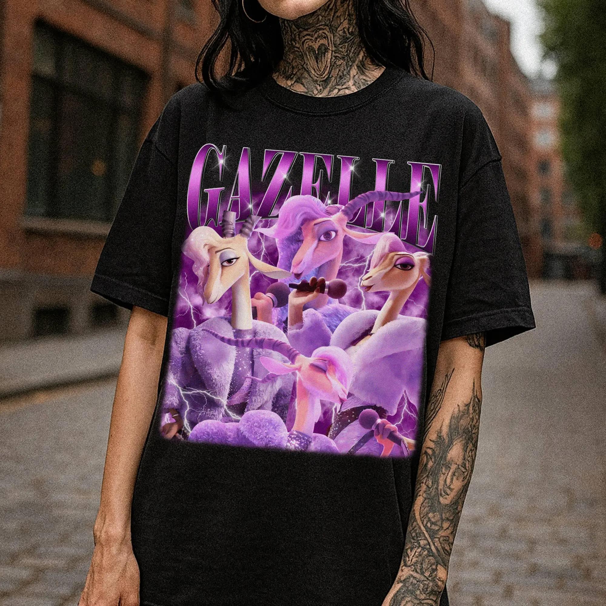Gazelle Printed Womens Tshirt SpringSummer Fashion Trend Pure Cotton Top Neutral Short Sleeve Tshirt S
Gazelle Printed Womens Tshirt SpringSummer Fashion Trend Pure Cotton Top Neutral Short Sleeve Tshirt S