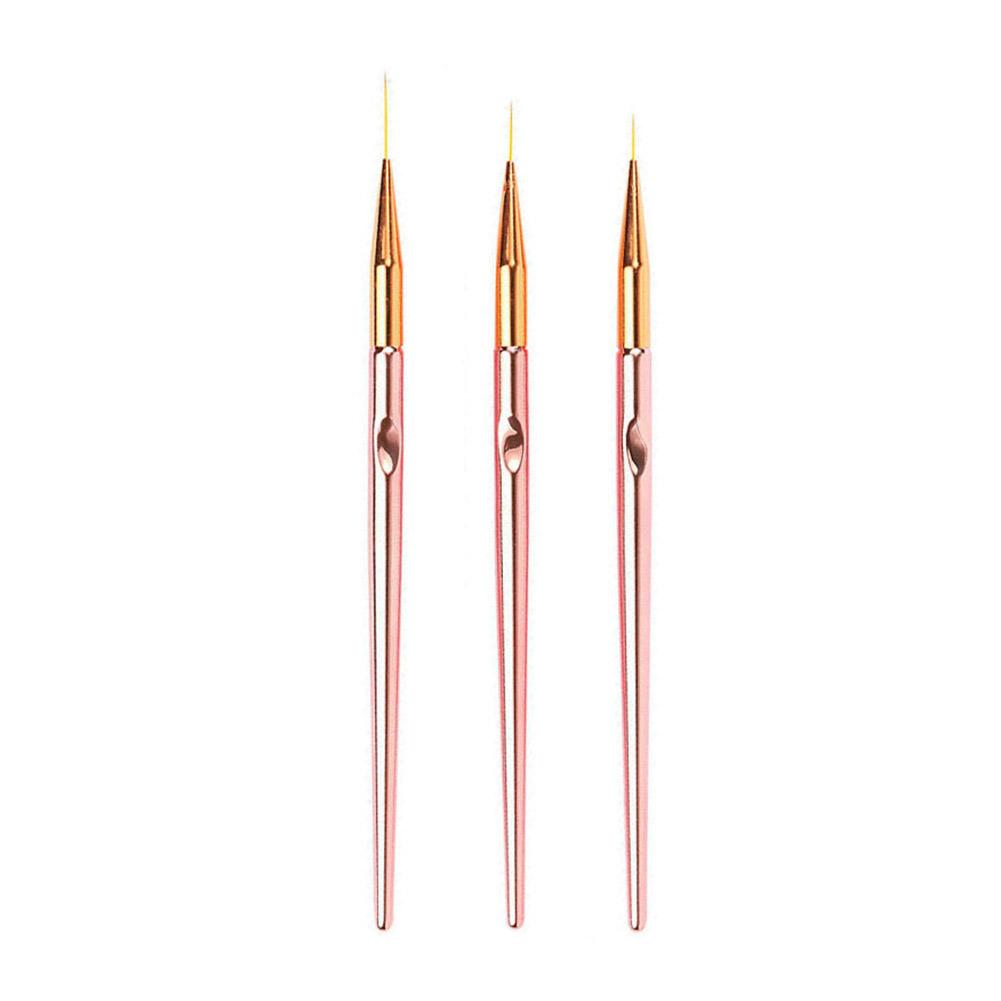 3pcs/Set French Stripe Nail Art Line Painting Pen 3D Tips Manicure slim Line Drawing Pen UV Gel Brushes Painting Tools золотий
3pcs/Set French Stripe Nail Art Line Painting Pen 3D Tips Manicure slim Line Drawing Pen UV Gel Brushes Painting Tools золотий