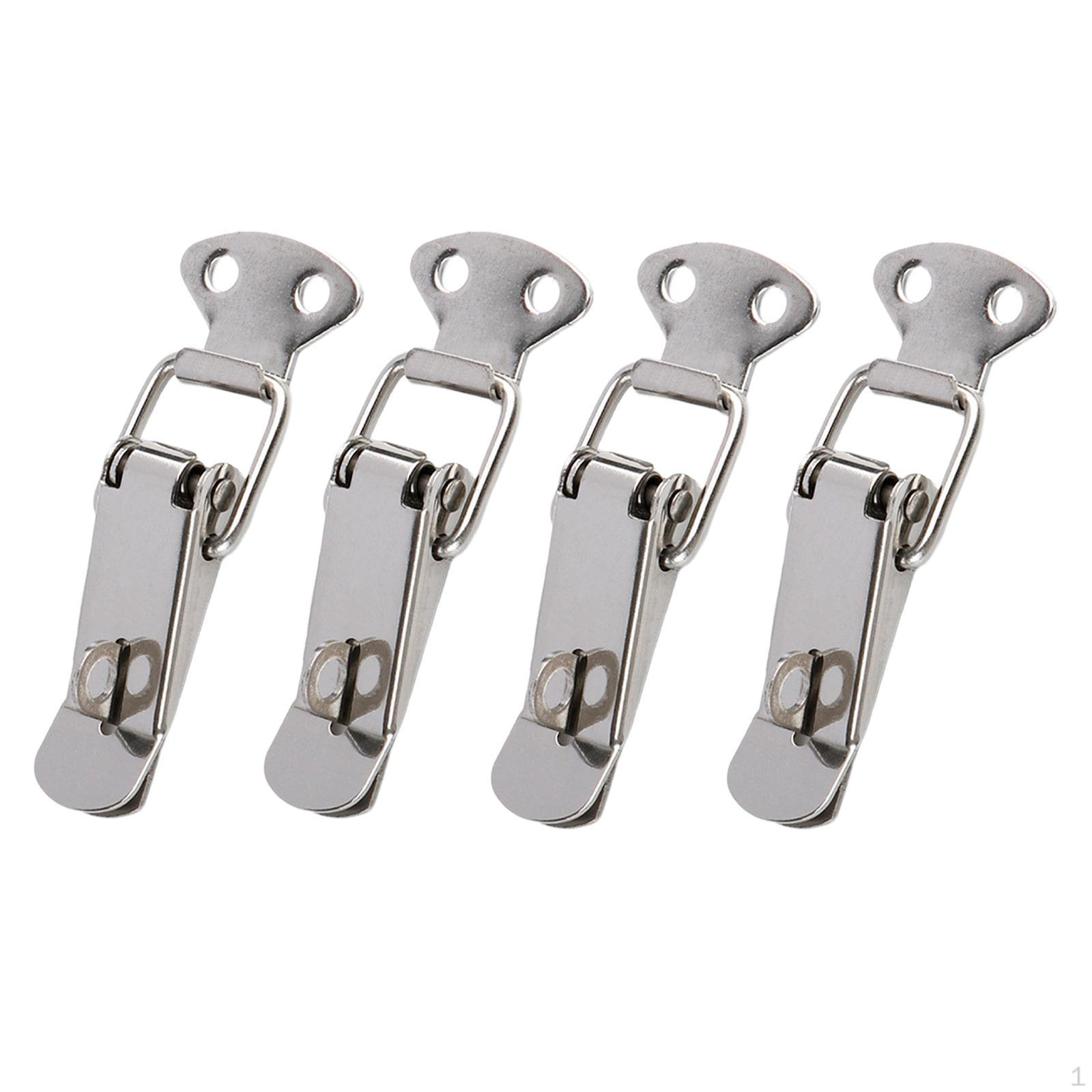 4 Pcs Spring Toggle Latch Installation Mini Stainless Steel Household Case Box Wooden S
4 Pcs Spring Toggle Latch Installation Mini Stainless Steel Household Case Box Wooden S
