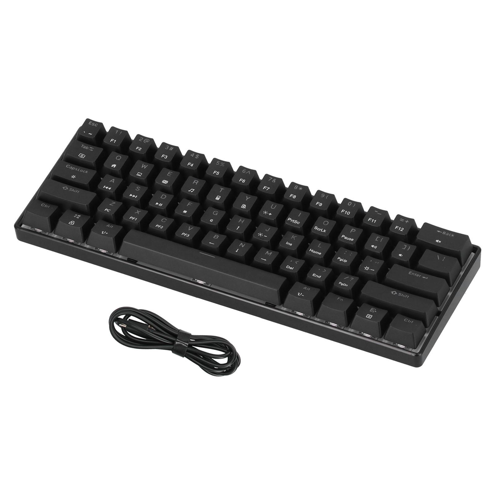 MAGICREFINER Mechanical Keyboard NKey Rollover 61 Keys Mini RGB Gaming Keyboard With 1.6 Meters
MAGICREFINER Mechanical Keyboard NKey Rollover 61 Keys Mini RGB Gaming Keyboard With 1.6 Meters