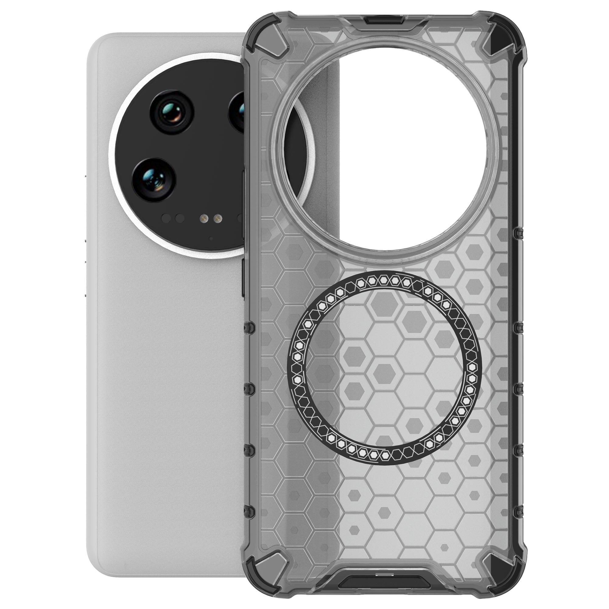 For Xiaomi 14 Ultra Magnetic Case Honeycomb Reinforced Corners TPU+PC Phone Cover Grey
For Xiaomi 14 Ultra Magnetic Case Honeycomb Reinforced Corners TPU+PC Phone Cover Grey