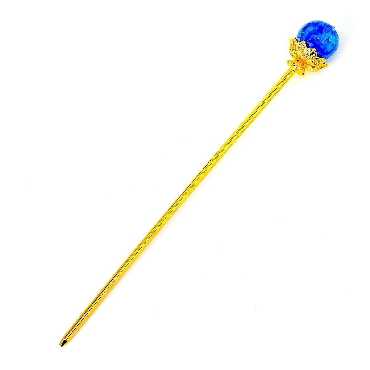 Sea Drop Kanzashi Hairpin - Glowing Firefly Glass Bead (Lampwork Bead) - Miyako Marine 14mm - Luminous Gold - Single Hair Ornament - Japanese Style -
Sea Drop Kanzashi Hairpin - Glowing Firefly Glass Bead (Lampwork Bead) - Miyako Marine 14mm - Luminous Gold - Single Hair Ornament - Japanese Style -