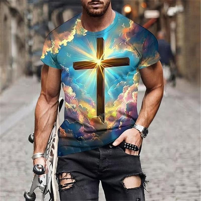 Fashion Jesus Christ Cross 3D Print Kids T-Shirts Summer Boy Casual Streetwear O-Neck T-shirt Girl s Tees Tops Clothing 100
Fashion Jesus Christ Cross 3D Print Kids T-Shirts Summer Boy Casual Streetwear O-Neck T-shirt Girl s Tees Tops Clothing 100