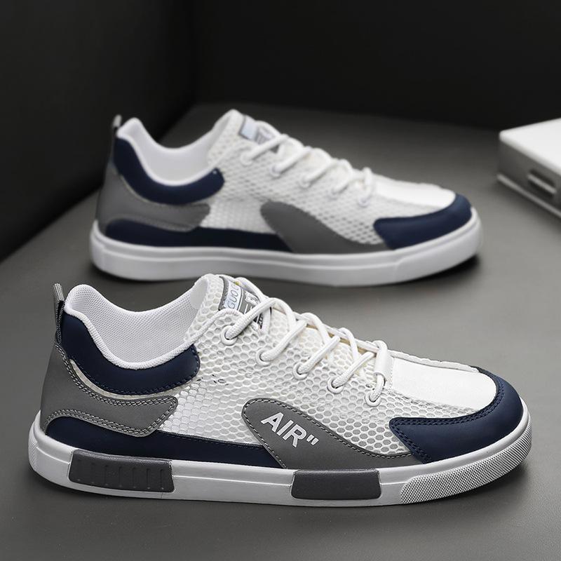 Летняя мужская дышащая полая спортивная обувь из тонкой сетки, модная и универсальная повседневная обувь, мужская вулканизированная обувь 44 синий
Летняя мужская дышащая полая спортивная обувь из тонкой сетки, модная и универсальная повседневная обувь, мужская вулканизированная обувь 44 синий