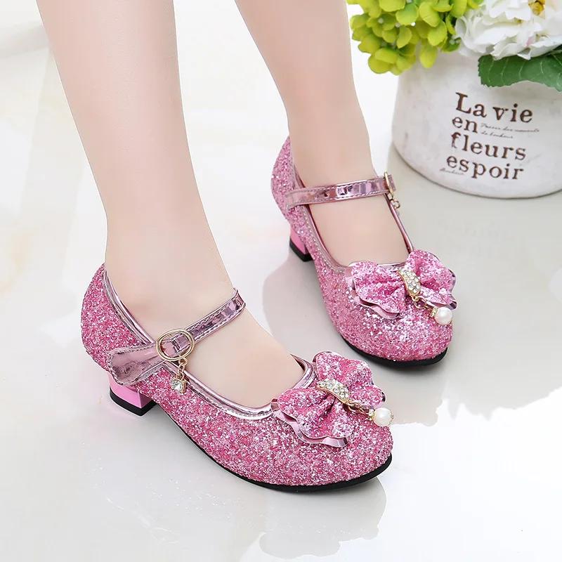 Children Shoes Girls High Heel Princess Dance Sandals for Girls Kids Shoes Glitter Soft Leather Fashion Party Dress Wedding 26 рожевий
Children Shoes Girls High Heel Princess Dance Sandals for Girls Kids Shoes Glitter Soft Leather Fashion Party Dress Wedding 26 рожевий
