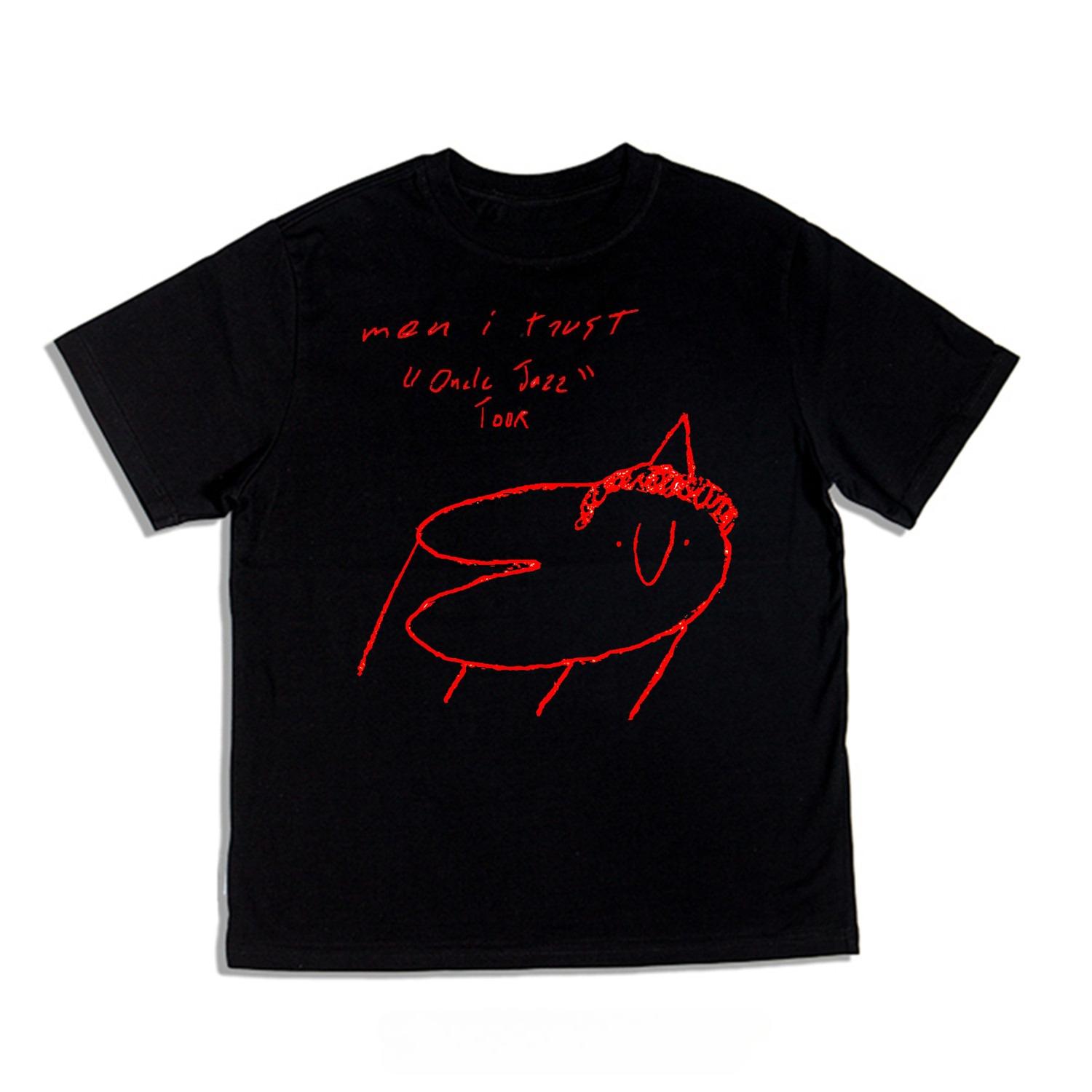 Electronic Band MEN I TRUSTs Album Features Minimalist Printed Tshirts Made of Pure Cotton with Loose Short Sleeves 4XL
Electronic Band MEN I TRUSTs Album Features Minimalist Printed Tshirts Made of Pure Cotton with Loose Short Sleeves 4XL