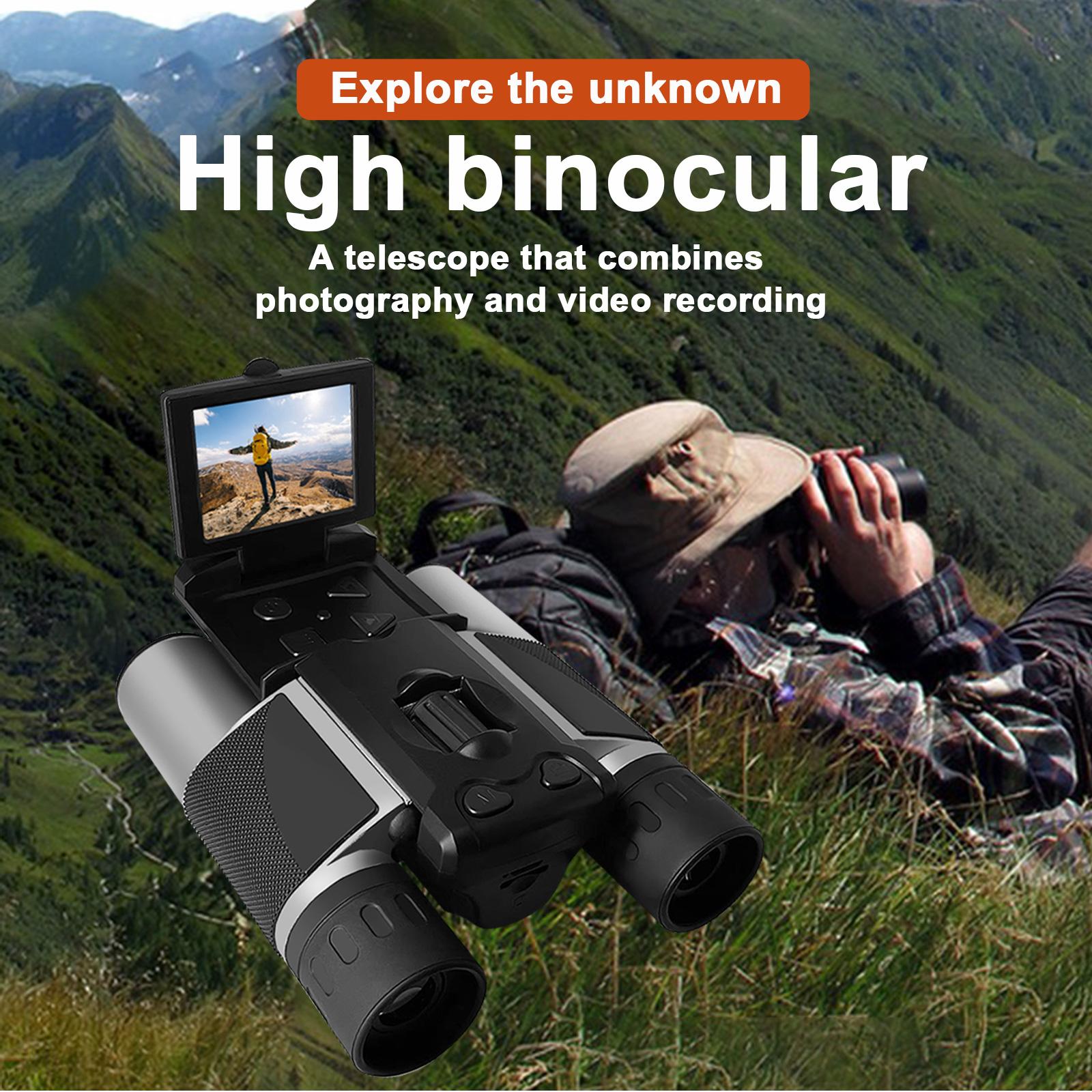 DT10 2.0 IPS LCD Screen Display Binoculars 10X HD Video Photo Recorder Binoculars for Bird Watching Silver
DT10 2.0 IPS LCD Screen Display Binoculars 10X HD Video Photo Recorder Binoculars for Bird Watching Silver