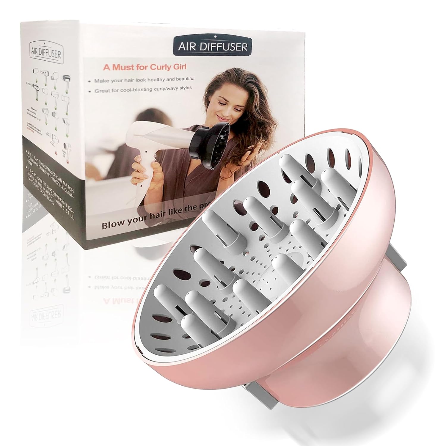 Hair Dryer Universal Hair Adaptable for Blow Dryers with D-1.7-Inch to 2.6-Inch for Curly or Natural Wavy United States
Hair Dryer Universal Hair Adaptable for Blow Dryers with D-1.7-Inch to 2.6-Inch for Curly or Natural Wavy United States