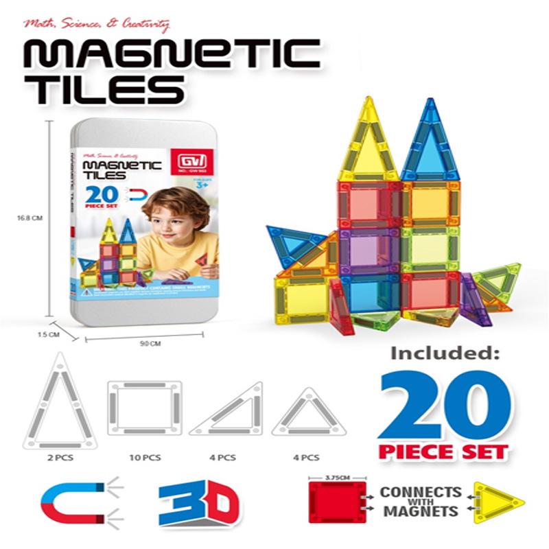 Portable Magnetic Mini Stained Glass Building Blocks Toy in Tin Box for Outdoor Travel
Portable Magnetic Mini Stained Glass Building Blocks Toy in Tin Box for Outdoor Travel