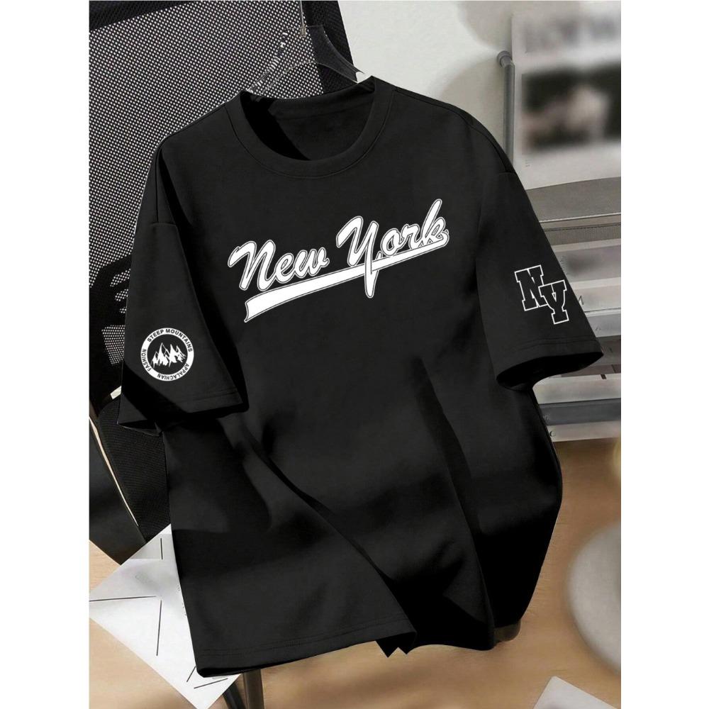 New Men s Summer Design Letter Print Soft and Breathable Round Neck T-shirt Summer Outdoor Street Quick Drying Top S
New Men s Summer Design Letter Print Soft and Breathable Round Neck T-shirt Summer Outdoor Street Quick Drying Top S