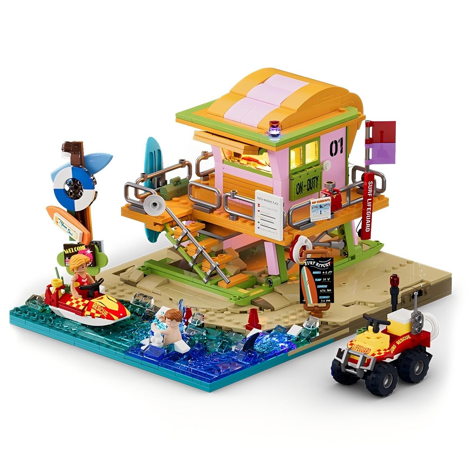 New Coastline Lifeguard Station Building Blocks Road Trip Series Street View Assembling Model Toys Decoration Collectible Gifts NO BOX
New Coastline Lifeguard Station Building Blocks Road Trip Series Street View Assembling Model Toys Decoration Collectible Gifts NO BOX
