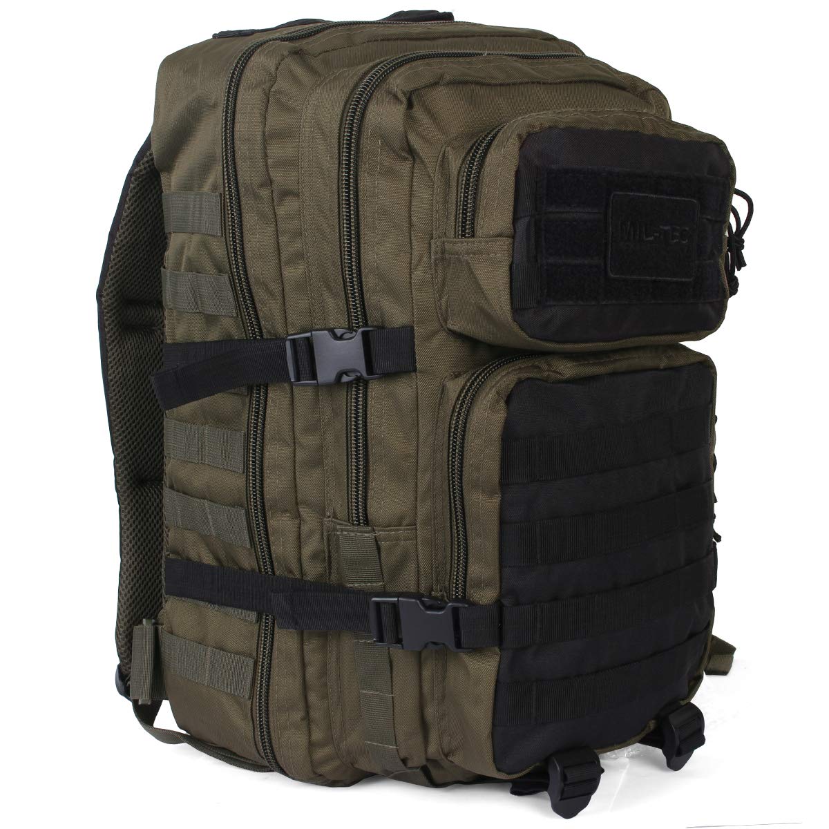 US Assault Pack MOLLE System Large 36L Backpack RANGER MIL-TEC - GREEN/BLACK
US Assault Pack MOLLE System Large 36L Backpack RANGER MIL-TEC - GREEN/BLACK