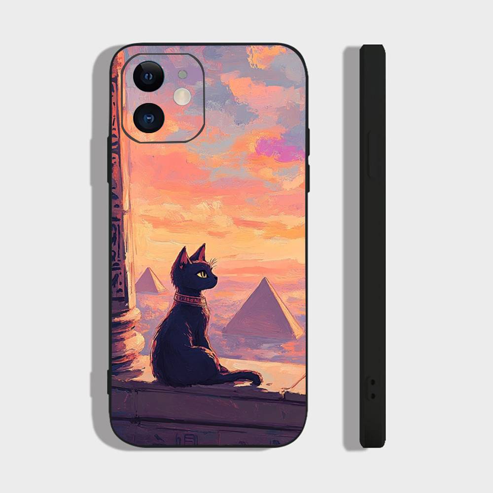 Egyptian Bastet Cat Goddess Retro Phone Case For IPhone 17 Air 16 15 14 13 Pro Max 11 12 Black Silicone Cover IPHONE 11
Egyptian Bastet Cat Goddess Retro Phone Case For IPhone 17 Air 16 15 14 13 Pro Max 11 12 Black Silicone Cover IPHONE 11