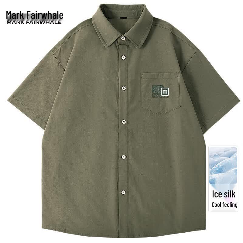 Mark Fairwhale Men s Ice Silk Short Sleeve Casual Shirt XXL
Mark Fairwhale Men s Ice Silk Short Sleeve Casual Shirt XXL
