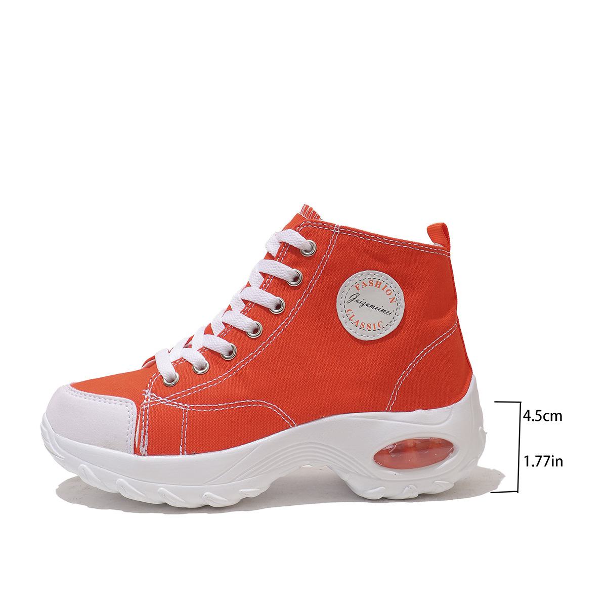 2024 Новый стиль Женские дышащие высокие парусиновые туфли: Поднимите свой рост и стиль с этими кроссовками в спортивном стиле. 37 оранжевый/красный
2024 Новый стиль Женские дышащие высокие парусиновые туфли: Поднимите свой рост и стиль с этими кроссовками в спортивном стиле. 37 оранжевый/красный