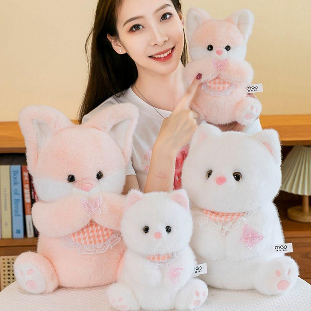 Bow Cat Plushies Doll Bib Stuffed Animals Plush Toy Accompanying Cat Plush Toy Birthday 21cm рожевий
Bow Cat Plushies Doll Bib Stuffed Animals Plush Toy Accompanying Cat Plush Toy Birthday 21cm рожевий