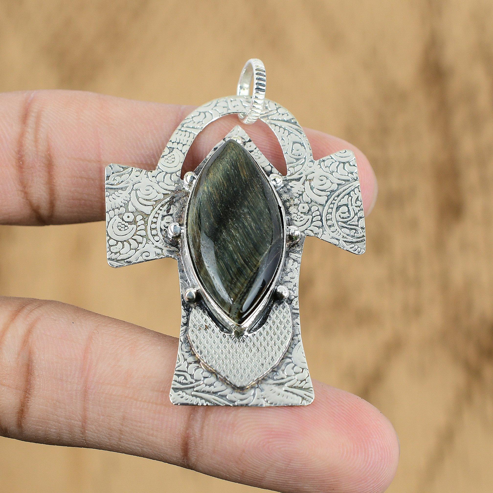 Womens day Deal 925 Sterling Silver Marquise Natural Nellite New Wedding Pendant
Womens day Deal 925 Sterling Silver Marquise Natural Nellite New Wedding Pendant