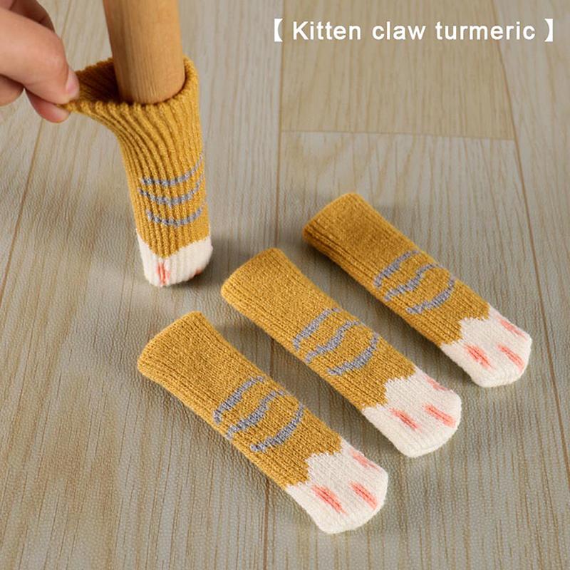 1 Set Table And Chair Foot Pad Cute Cat Paw Table Chair Foot Leg Knit Cover Mute Wear-resistant Non-slip Mat Floor Protectors 11CM
1 Set Table And Chair Foot Pad Cute Cat Paw Table Chair Foot Leg Knit Cover Mute Wear-resistant Non-slip Mat Floor Protectors 11CM