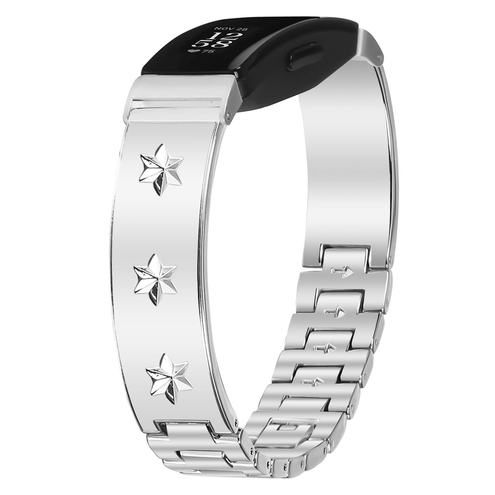 For Fitbit Inspire/Inspire HR Replacement Strap Metal Watch Band Snowflake Pattern,Silver A
For Fitbit Inspire/Inspire HR Replacement Strap Metal Watch Band Snowflake Pattern,Silver A
