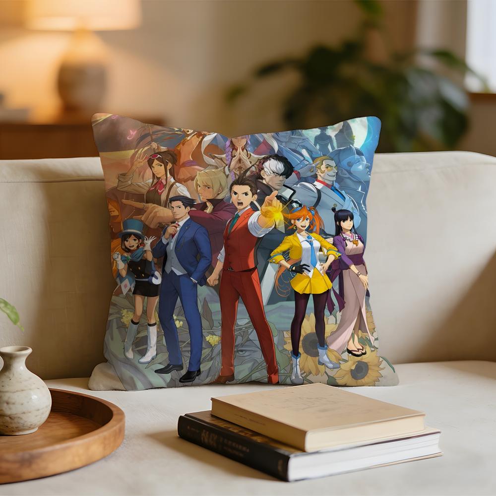 Adventure Game AAce AAttorney Cushion Cover Short plush pillowcase for bed sofa carwashable 30x30cm
Adventure Game AAce AAttorney Cushion Cover Short plush pillowcase for bed sofa carwashable 30x30cm