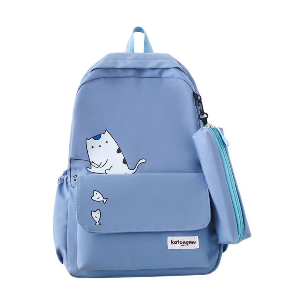 Nylon Cat Printed Students Backpack Fashion Shoulder Bag High Quality College Backpack Female Style E
Nylon Cat Printed Students Backpack Fashion Shoulder Bag High Quality College Backpack Female Style E