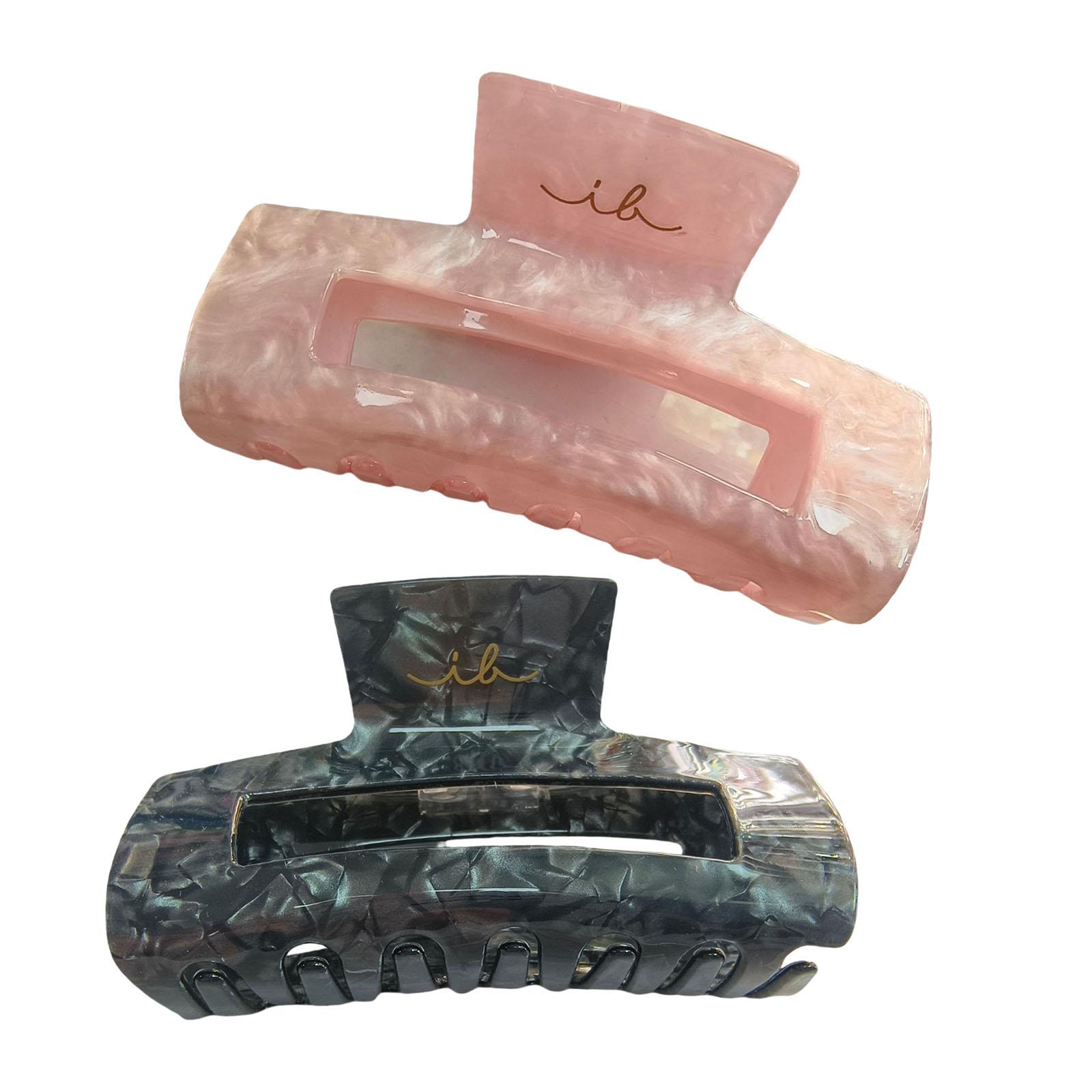 2PCS Large Acrylic Hair Claw Clip For Thick And Curly Hair Strong Hold Gentle On Hair Clamp for Women Various Occasion
2PCS Large Acrylic Hair Claw Clip For Thick And Curly Hair Strong Hold Gentle On Hair Clamp for Women Various Occasion