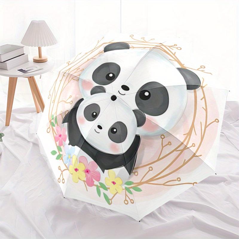 1pc Cute Panda Family Design Automatic Opening and Closing Umbrella - Small Umbrella Suitable for Various Occasions, Portable 3-Fold Small U
1pc Cute Panda Family Design Automatic Opening and Closing Umbrella - Small Umbrella Suitable for Various Occasions, Portable 3-Fold Small U