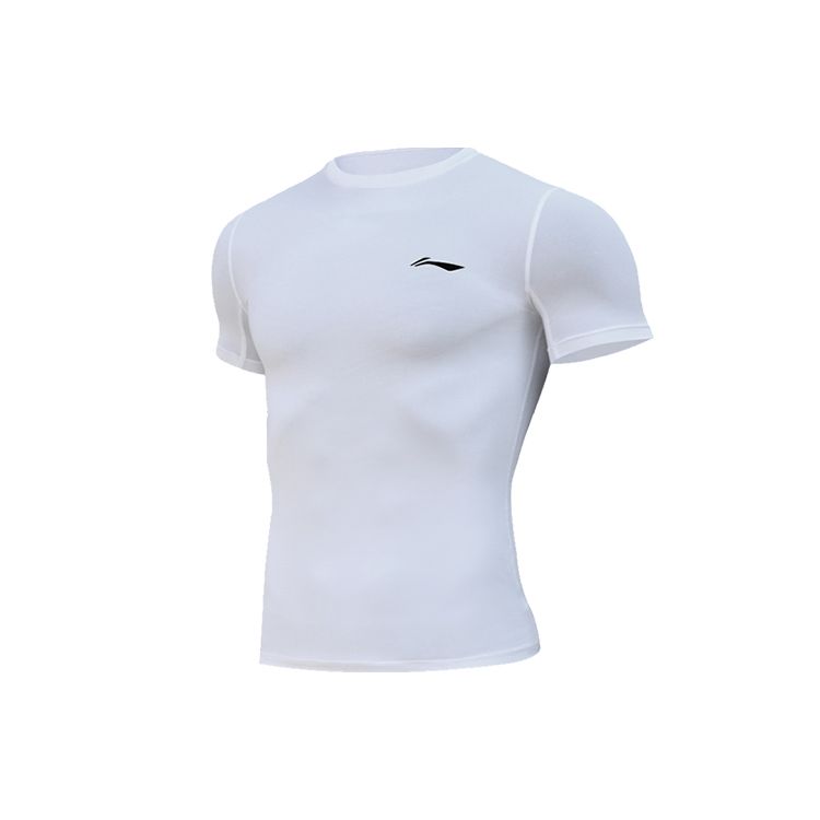 Li Ning Comprehensive Training Quick-Dry Compression Running Short Sleeve Fitness Shirt Men tops White AUDR083-2 L
Li Ning Comprehensive Training Quick-Dry Compression Running Short Sleeve Fitness Shirt Men tops White AUDR083-2 L