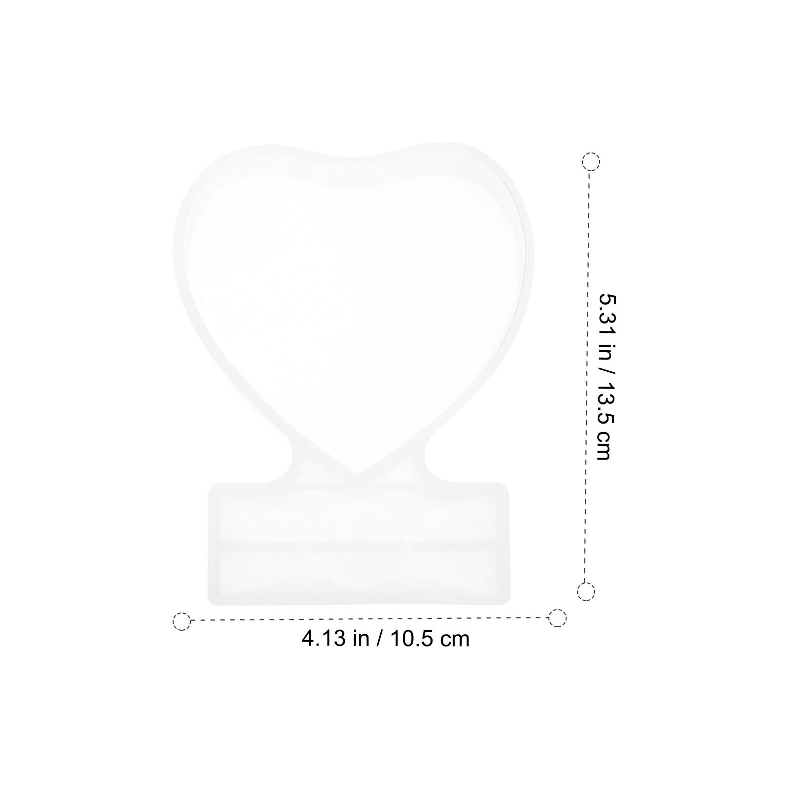 1Pcs Tear Resistant Silicone Photo Frame Mold Heart Shape for Epoxy Resin DIY Crafting Romantic Picture Frame Making
1Pcs Tear Resistant Silicone Photo Frame Mold Heart Shape for Epoxy Resin DIY Crafting Romantic Picture Frame Making