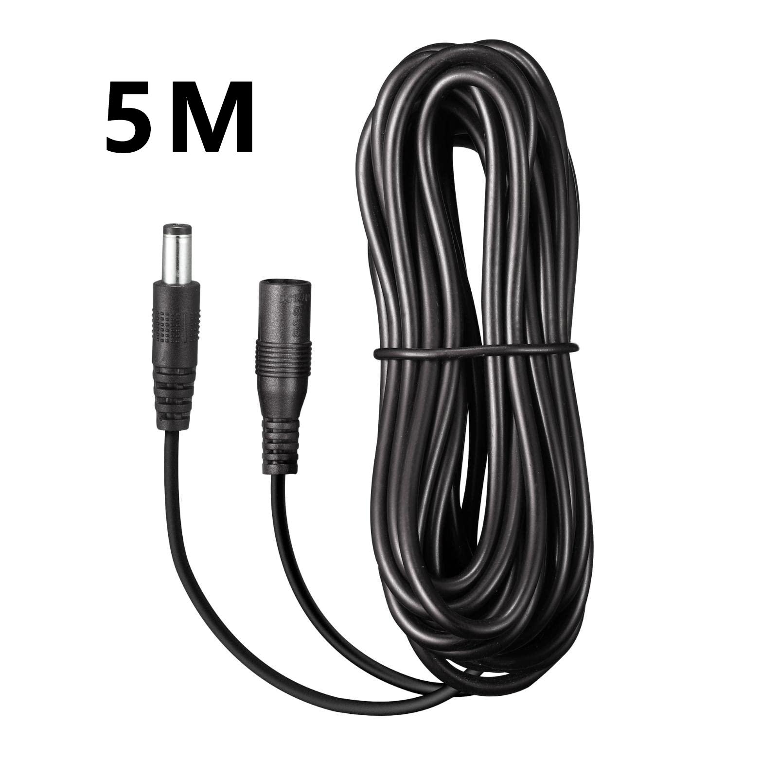 10M/ 5M 5.5mm*2.1mm DC Power Connector Extension Cord Jack Adapter Lead Cable DC Female Male Extension External Plug EU Plug
10M/ 5M 5.5mm*2.1mm DC Power Connector Extension Cord Jack Adapter Lead Cable DC Female Male Extension External Plug EU Plug