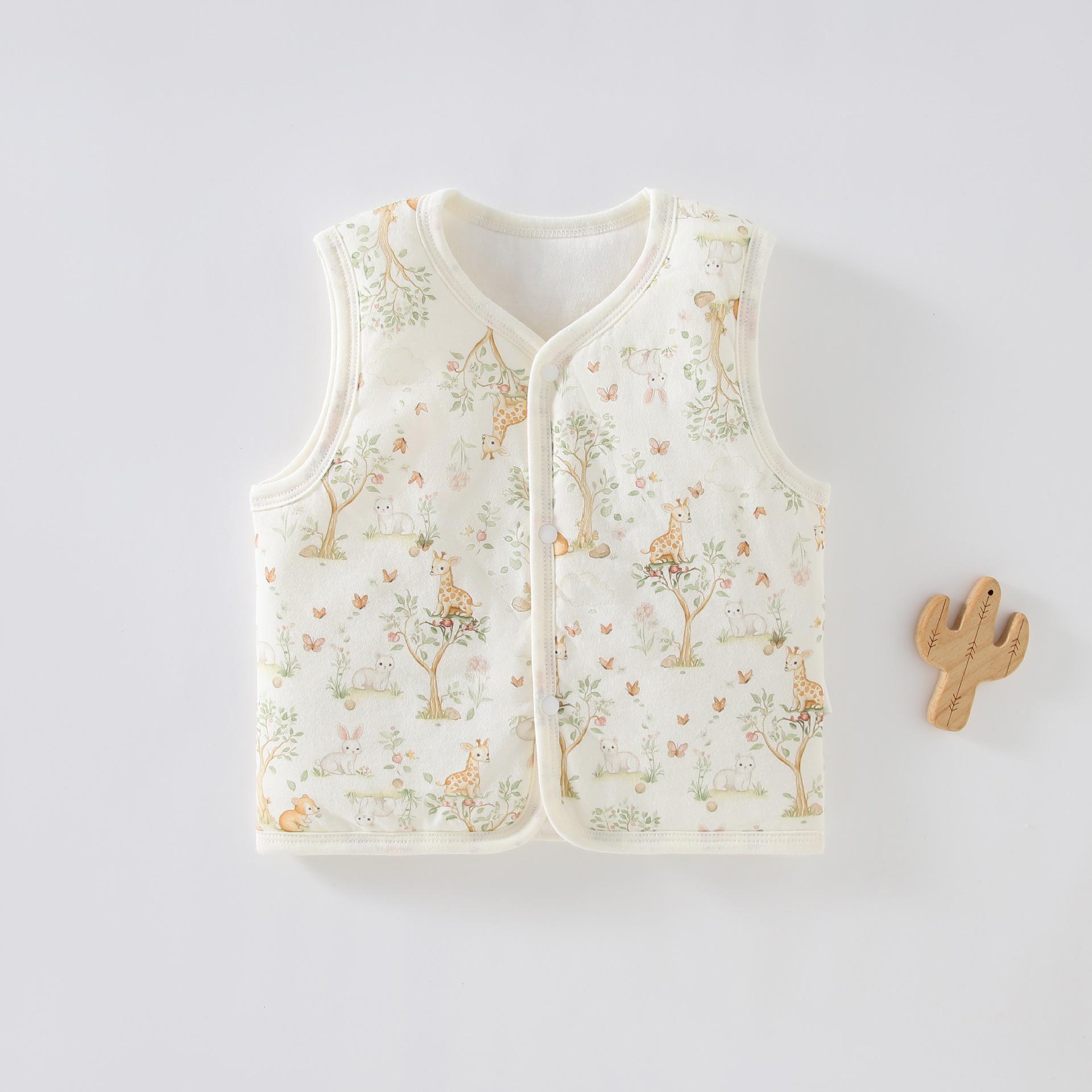 40 г Тонкий Хлопковый Детский Жилет для Мальчиков и Девочек - Топ для Новорожденных на Осень/Зиму 73cm
40 г Тонкий Хлопковый Детский Жилет для Мальчиков и Девочек - Топ для Новорожденных на Осень/Зиму 73cm