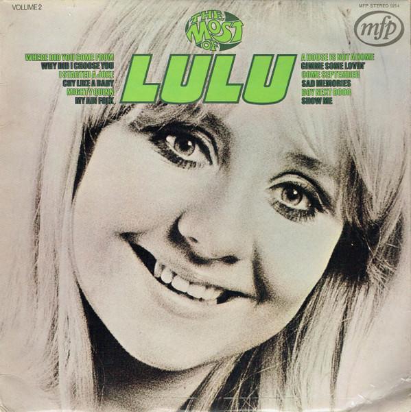 LP Record LULU - The Most Of Lulu (Volume 2) MFP5254 Music For Pleas UK Rock Used
LP Record LULU - The Most Of Lulu (Volume 2) MFP5254 Music For Pleas UK Rock Used