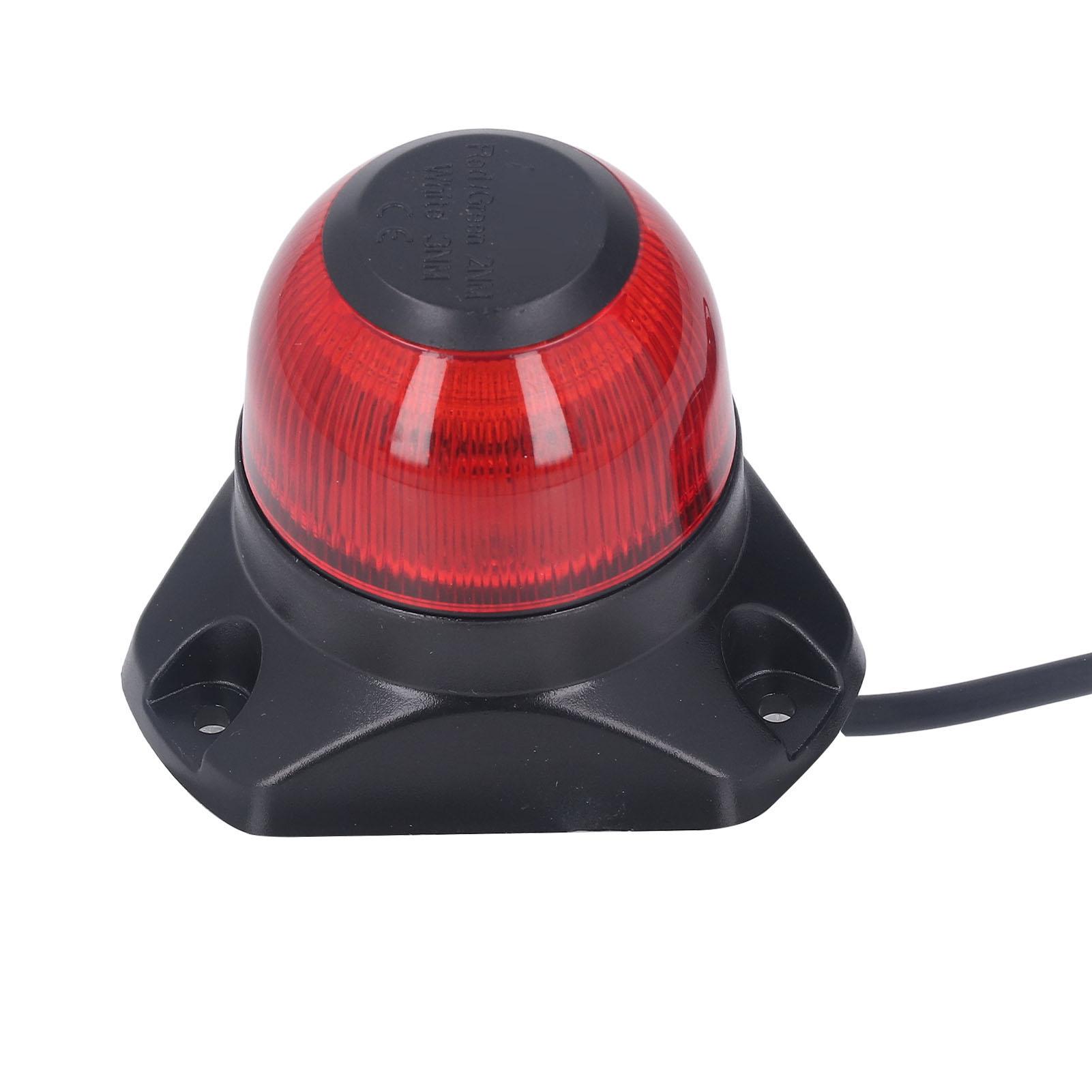 Boat Navigation Light LED IP67 Waterproof Anti Glare Foldable Boat Stern Light DC10‑30V 3W Red 2NM 87LM
Boat Navigation Light LED IP67 Waterproof Anti Glare Foldable Boat Stern Light DC10‑30V 3W Red 2NM 87LM