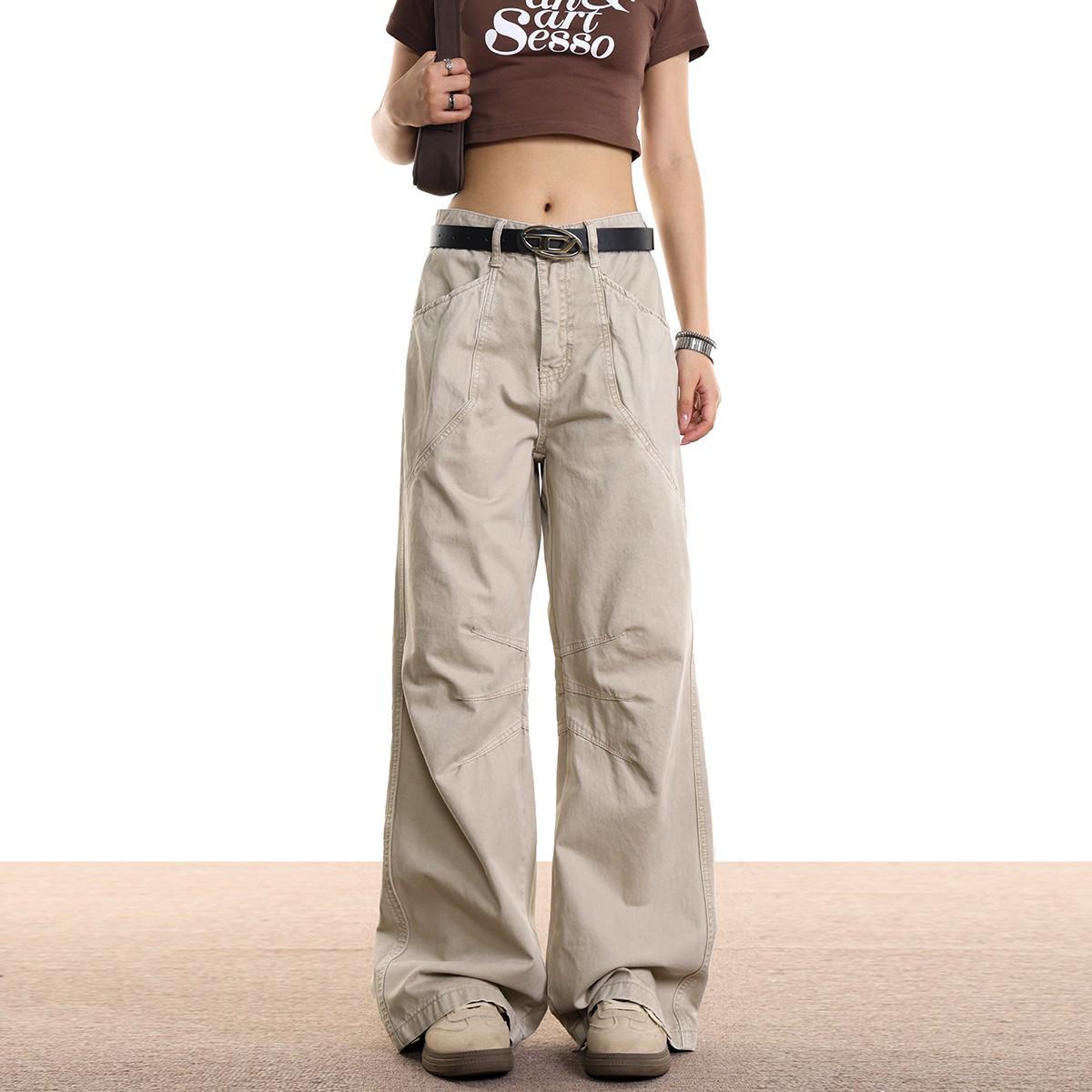 American Retro Washed Work Pants: New Unisex Loose Straight-Leg Micro-Flare Wide-Leg Floor-Length Design L
American Retro Washed Work Pants: New Unisex Loose Straight-Leg Micro-Flare Wide-Leg Floor-Length Design L
