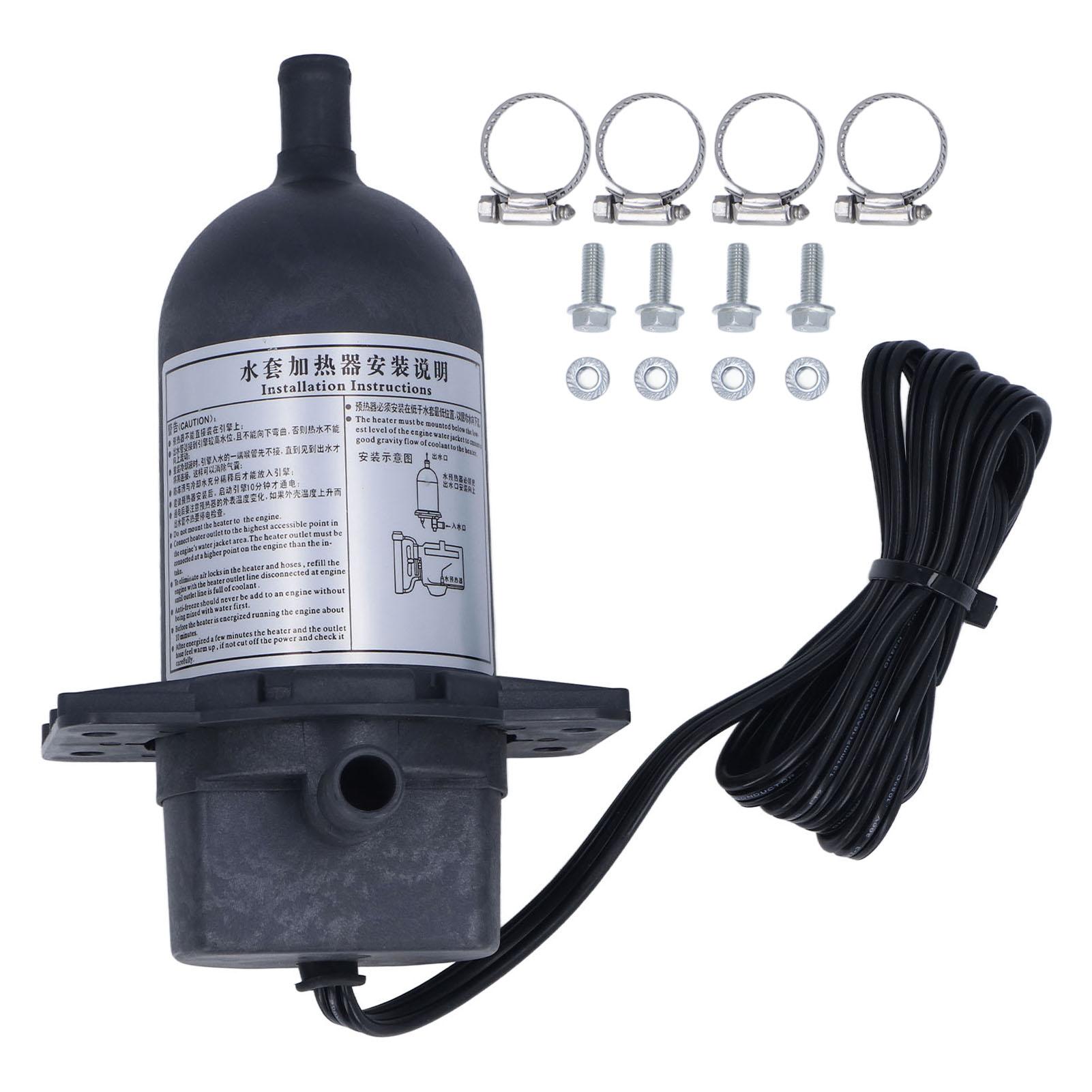 Engine Heater Self Circulation Start Coolant Pre Heater Thermostat for Generator 1500W 120V Engine Heaters Accessories
Engine Heater Self Circulation Start Coolant Pre Heater Thermostat for Generator 1500W 120V Engine Heaters Accessories