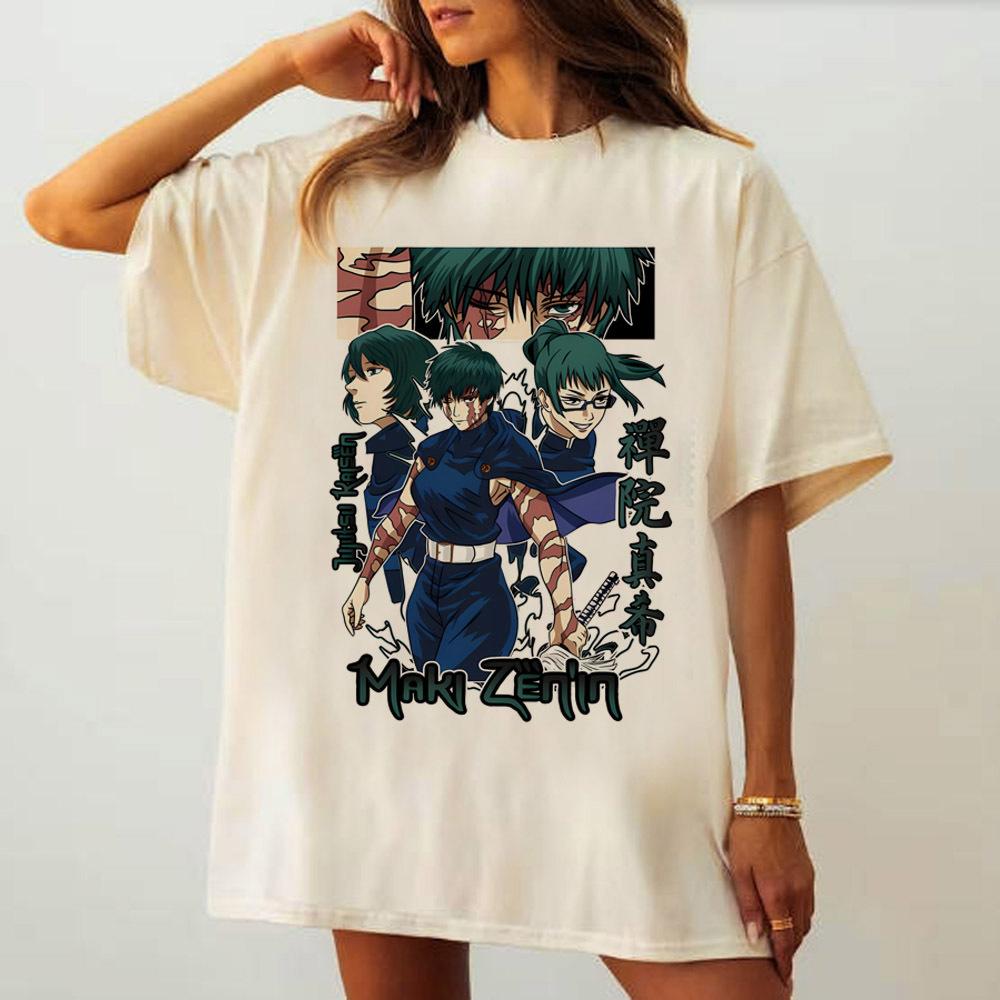 Maki Zenin shirt female 80s Graphic Digital Gothic hip hop korean clothes tshirt 2000s Breathable Grunge 2000s 80s S
Maki Zenin shirt female 80s Graphic Digital Gothic hip hop korean clothes tshirt 2000s Breathable Grunge 2000s 80s S