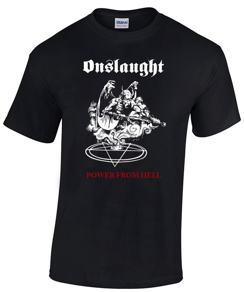 Футболка унисекс Onslaught Power From Hell Slayer Venom Exumer Razor Thrash Possessed Sodom 
Футболка унисекс Onslaught Power From Hell Slayer Venom Exumer Razor Thrash Possessed Sodom