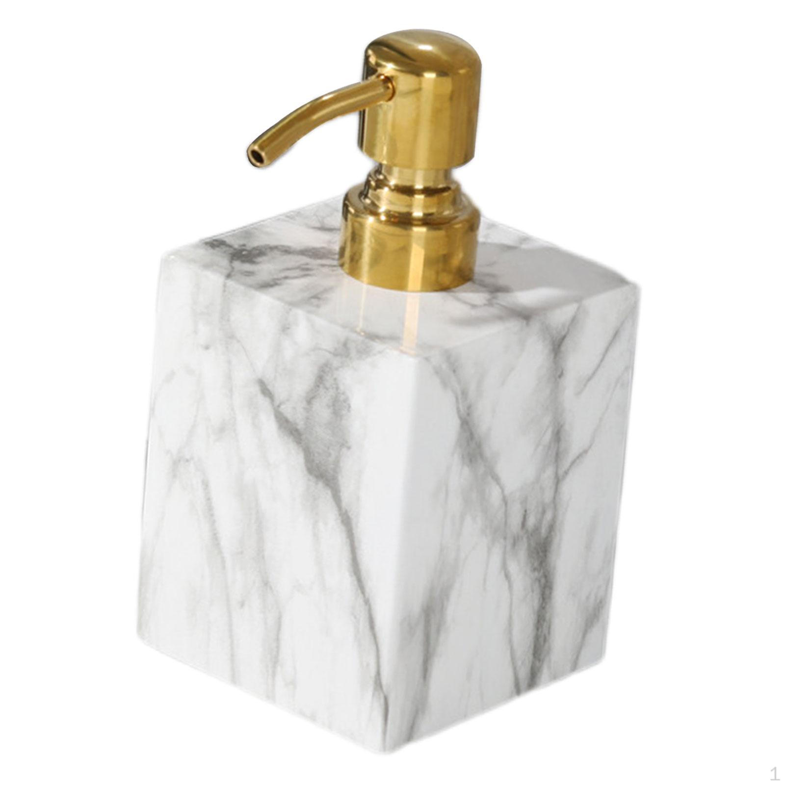 Елегантний мармуровий дозатор для мила для дому та ванної кімнати білий
Елегантний мармуровий дозатор для мила для дому та ванної кімнати білий
