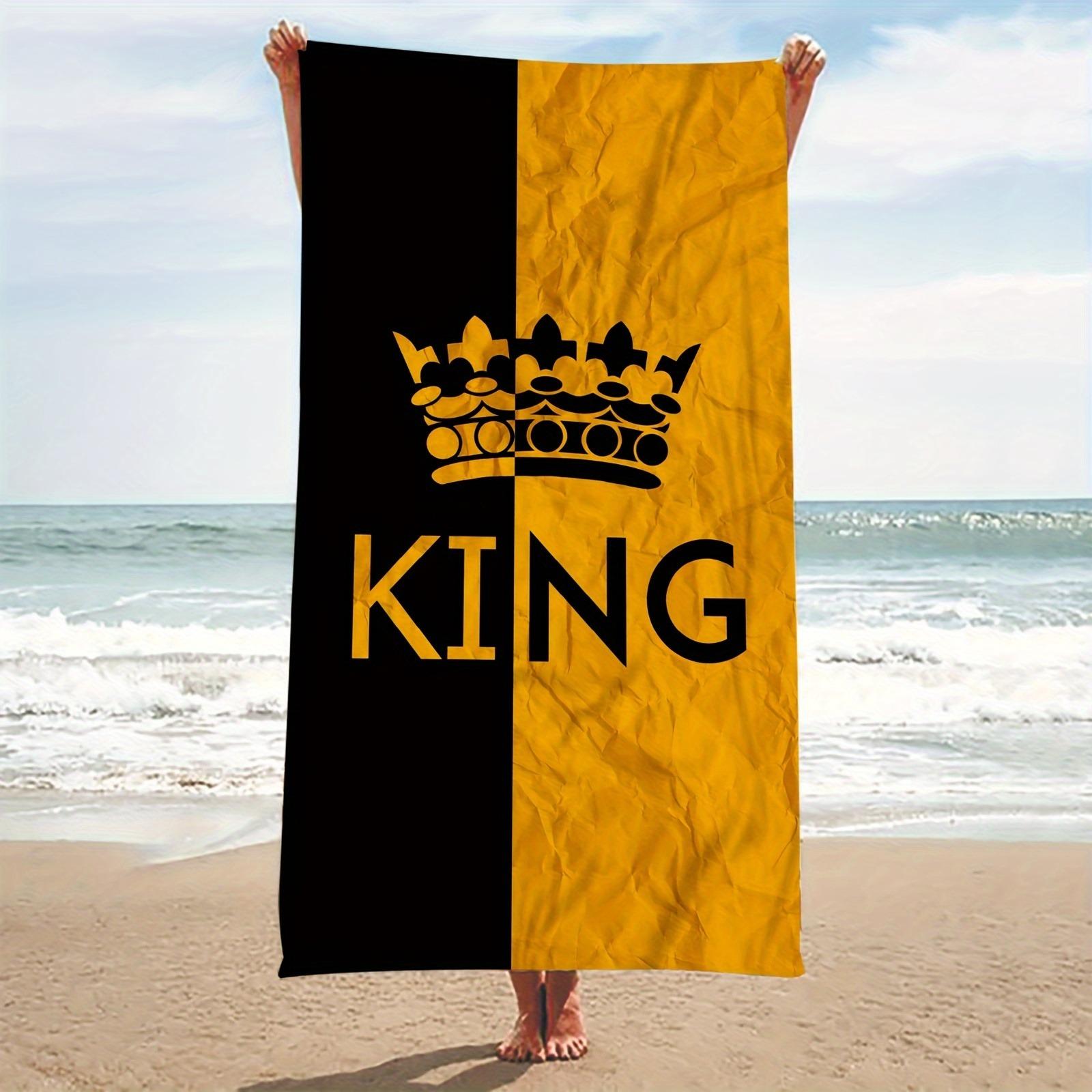 Kingly Vibes: Black and Yellow Beach Towel Suitable for towels, bath towels, beach towels W30*H60(CM)
Kingly Vibes: Black and Yellow Beach Towel Suitable for towels, bath towels, beach towels W30*H60(CM)