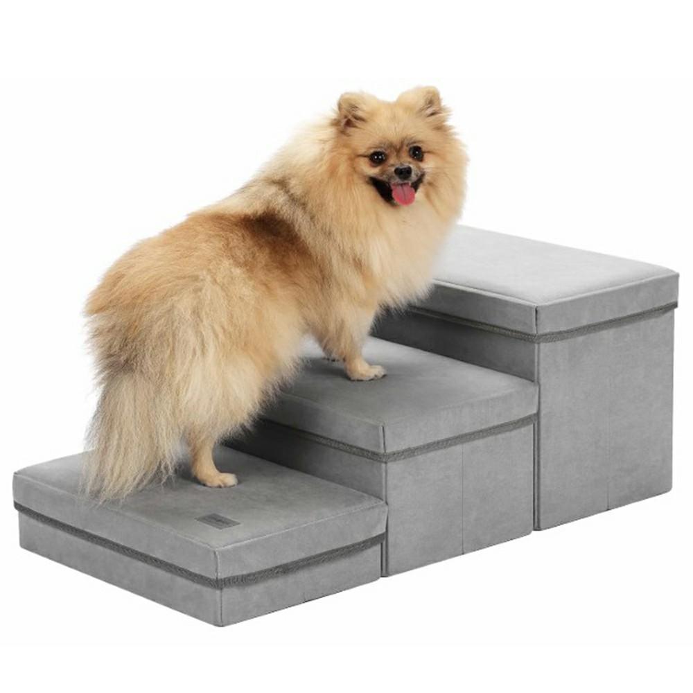 3 Tiers Pet Steps Storage Boxes Foldable Dog Stairs for High Beds Sofa Type A
3 Tiers Pet Steps Storage Boxes Foldable Dog Stairs for High Beds Sofa Type A