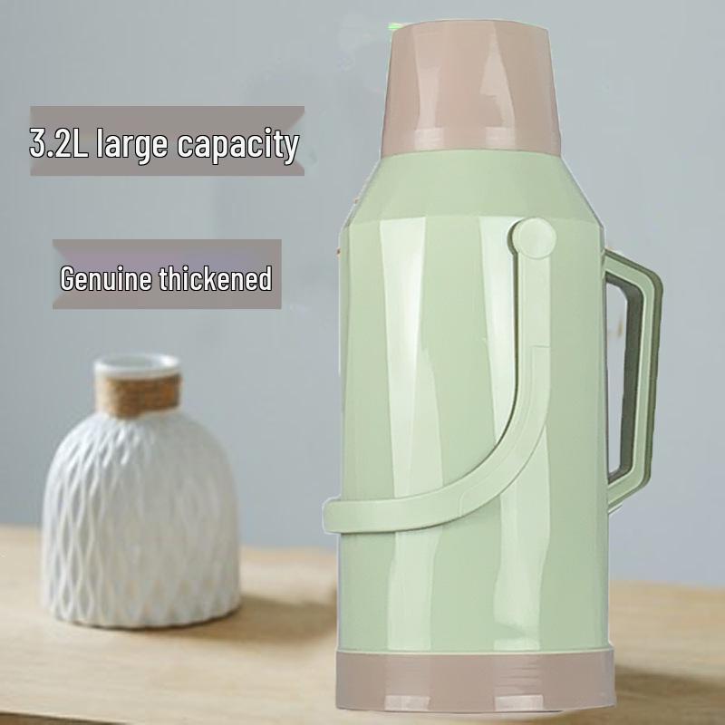 Student Dorm Thermos Kettle: Large, Thick Plastic Insulated Teapot 3.2L Green Shell Only
Student Dorm Thermos Kettle: Large, Thick Plastic Insulated Teapot 3.2L Green Shell Only