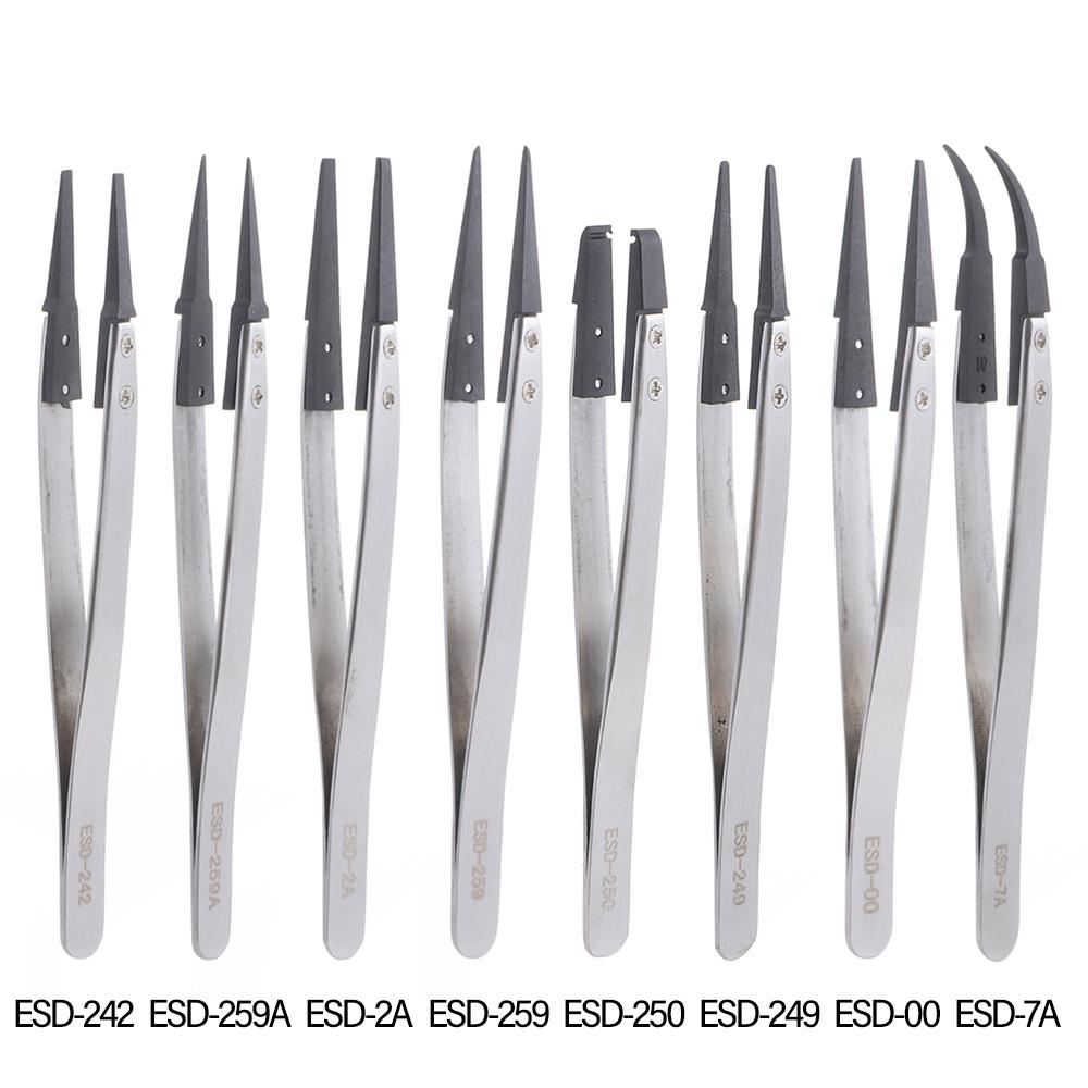 Hot Hand Tool Parts Plastic Stainless Steel Replaceable Tips Carbon Fiber ESD Tweezers ESD-259A
Hot Hand Tool Parts Plastic Stainless Steel Replaceable Tips Carbon Fiber ESD Tweezers ESD-259A