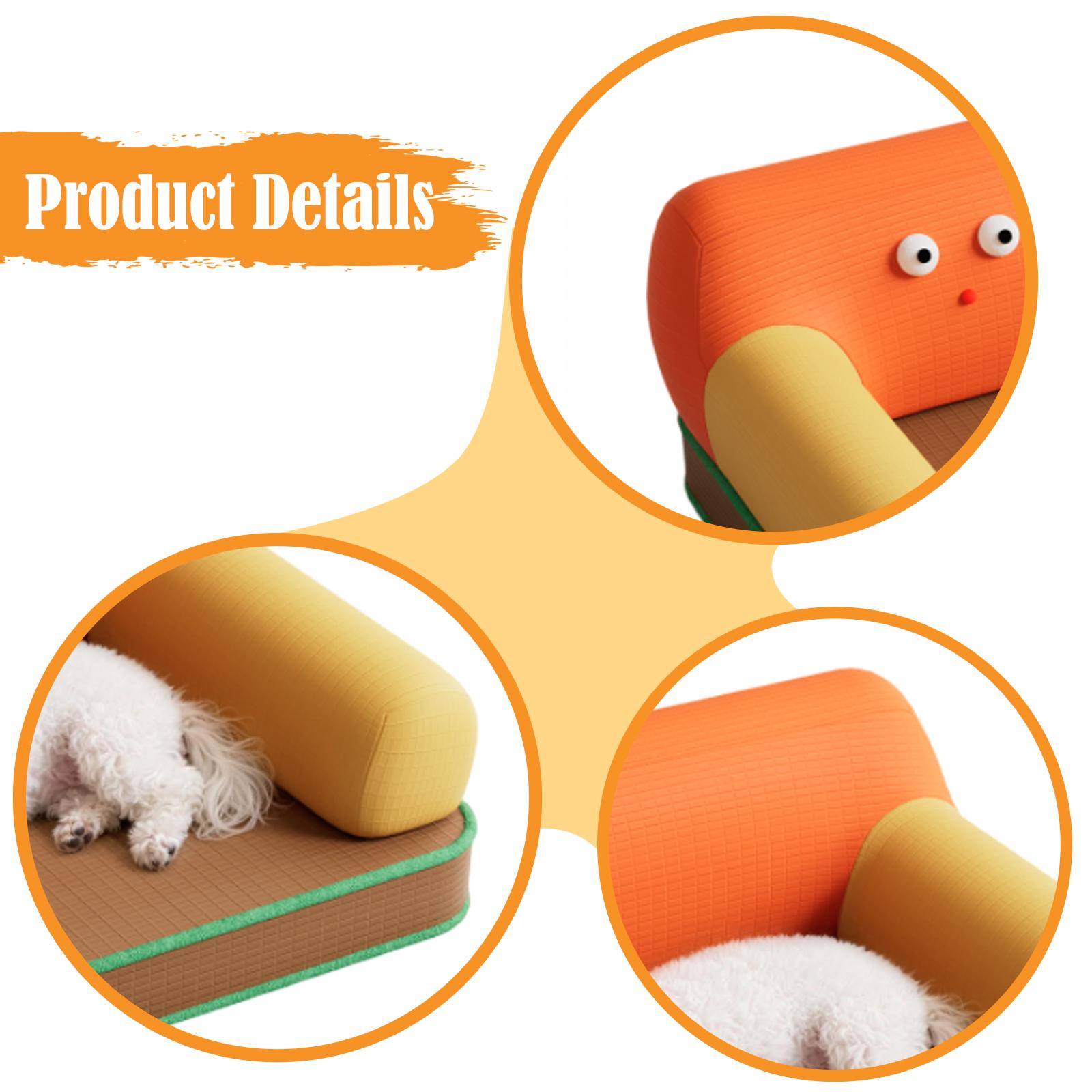 Indoor Pet Bed Portable Washable Cover Cute Cartoon Design Lazy Sofa Dog Cat Pillow for Medium Small Breeds 50cmx40cmx4cm
Indoor Pet Bed Portable Washable Cover Cute Cartoon Design Lazy Sofa Dog Cat Pillow for Medium Small Breeds 50cmx40cmx4cm