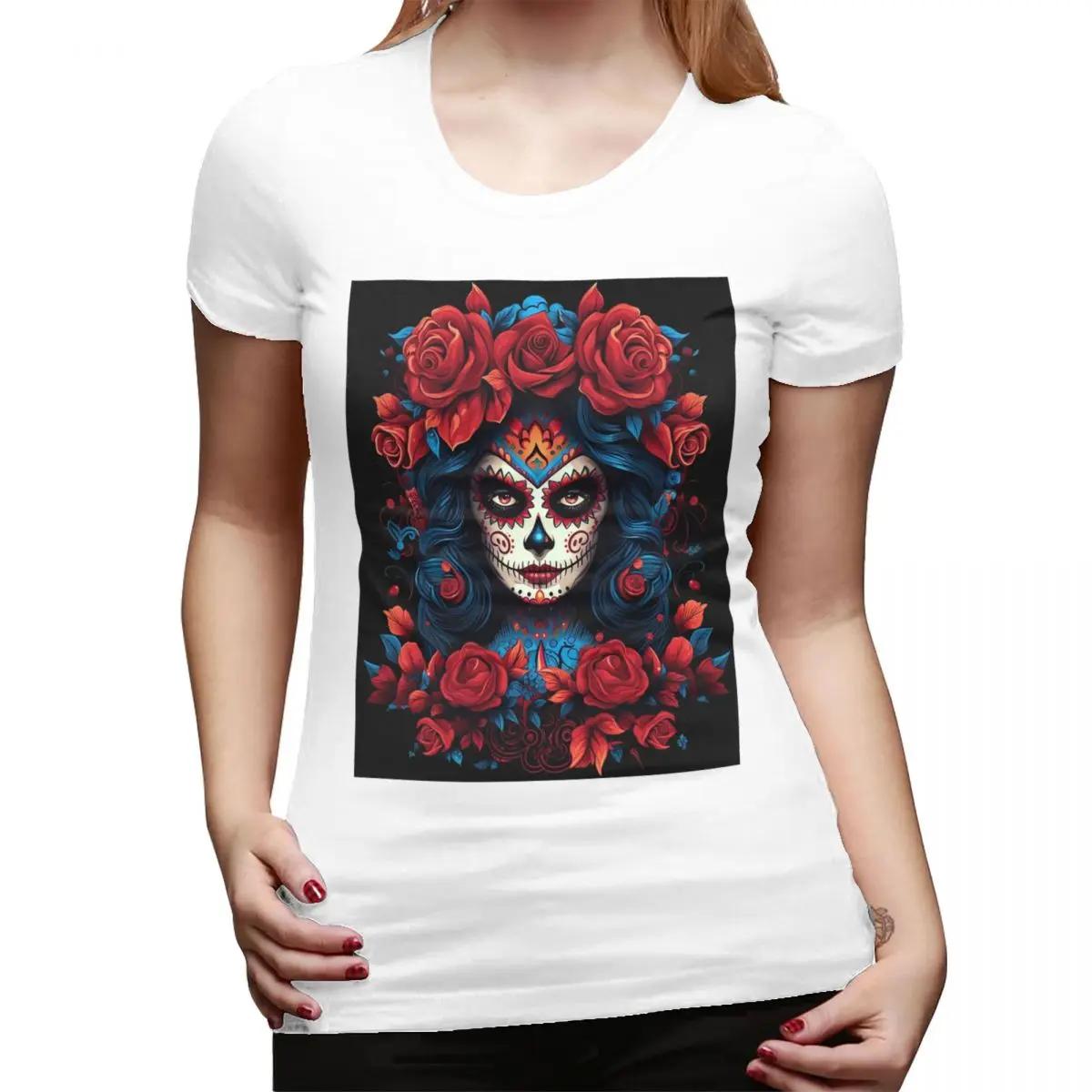 Alexander Gothic Las Elegantes Girls Day Of Dead Skull TShirt for Women Crew Neck T Shirts Womens Short Sleeve Clothes Tops S
Alexander Gothic Las Elegantes Girls Day Of Dead Skull TShirt for Women Crew Neck T Shirts Womens Short Sleeve Clothes Tops S
