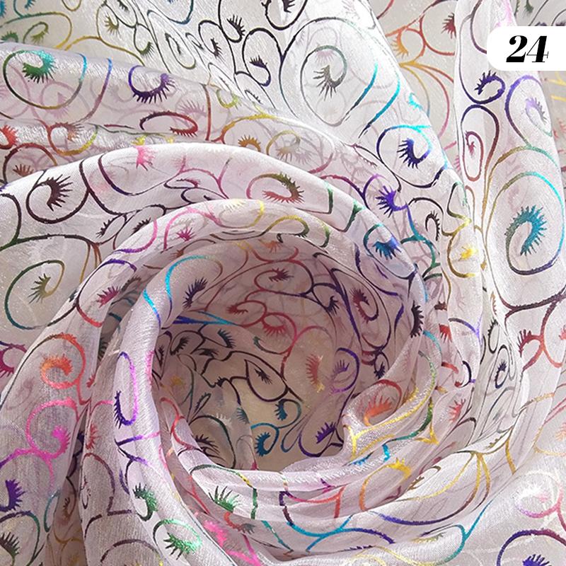 1x1.5m European Style Printed Hot Stamping Organza Fabric Wedding Dress Perform Costume Designer Fabric Decor Background Cloth 100x150cm
1x1.5m European Style Printed Hot Stamping Organza Fabric Wedding Dress Perform Costume Designer Fabric Decor Background Cloth 100x150cm
