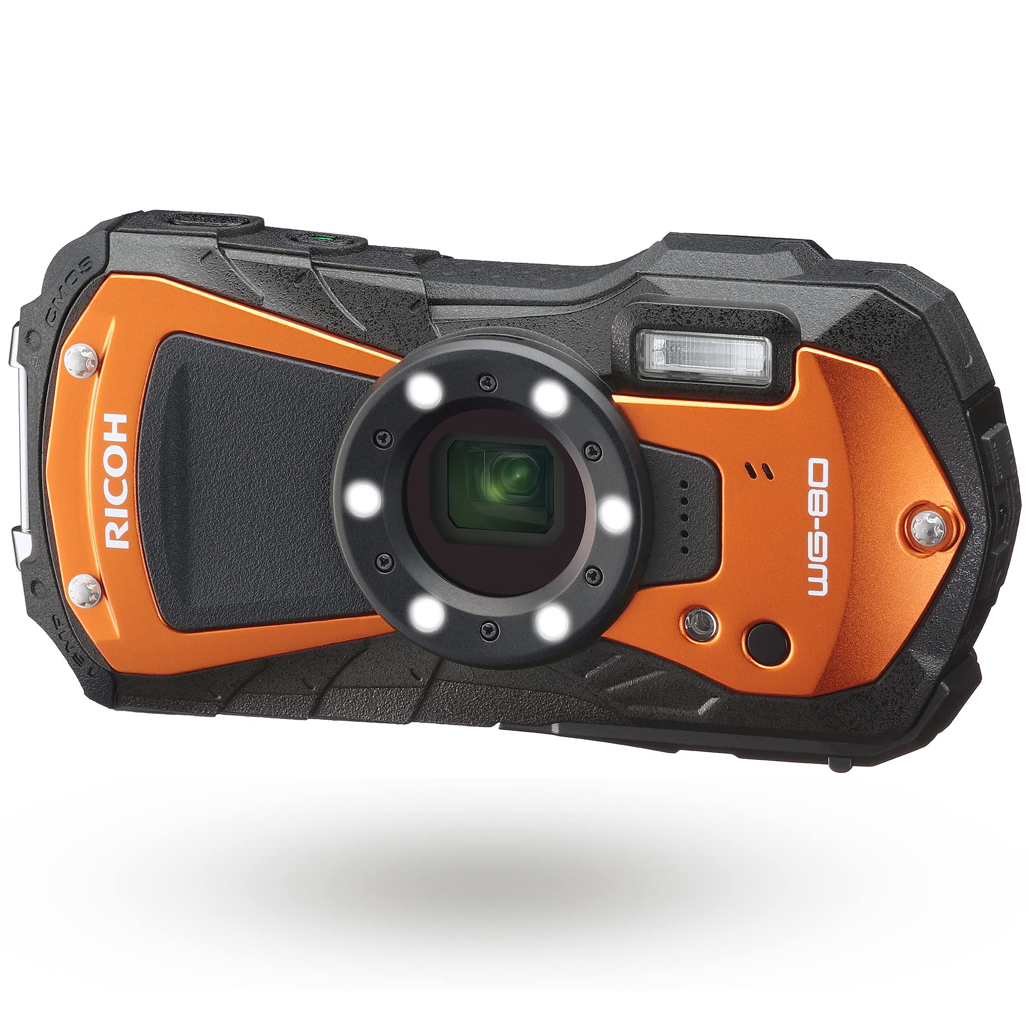 RICOH ORANGE Водонепроникний цифровий фотоапарат Ricoh 14 м водонепроникний годинник ударостійкий Пилонепроникний морозостійкий Міцний корпус підходить для використання на вулиці Оснащений
RICOH ORANGE Водонепроникний цифровий фотоапарат Ricoh 14 м водонепроникний годинник ударостійкий Пилонепроникний морозостійкий Міцний корпус підходить для використання на вулиці Оснащений
